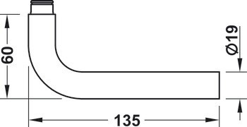 Pár dveřních klik, Startec LDH 2172