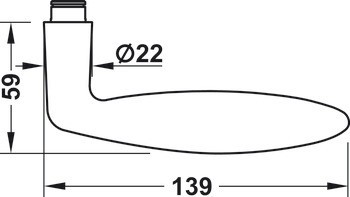 Pár dveřních klik, Startec LDH 2190