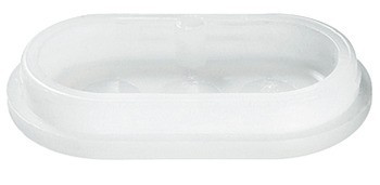 Plastový kluzák s efektem dorazu, d, oválný