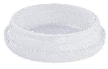 Plastový kluzák s efektem dorazu, kulatý, k nalisování ⌀ 20 až 50 mm