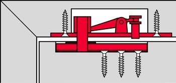 Podlahové zavírače, pro dvojčinné dveře, EN 2–4