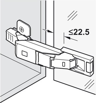 Podložka misky, Pro Clip Top Blumotion Cristallo 110°