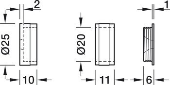 Podpěra šatní tyče