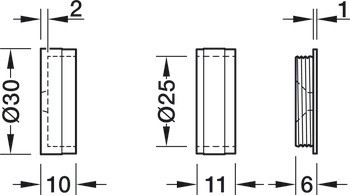 Podpěra šatní tyče