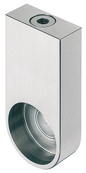 Podpěra šatní tyče, Pro šatní tyč, kulatou, ⌀ 20 mm