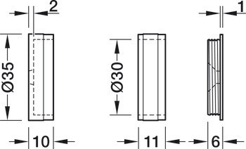 Podpěra šatní tyče