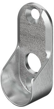 Podpěra šatní tyče, pro šatní tyč OVA 30 x 15 mm, pro kabelovou průchodku Loox