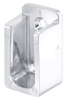 Podpěra šatní tyče, Pro šatní tyč OVA 30 x 15 mm