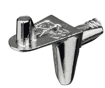 Podpěrka police, Häfele Ixconnect SH-W-4030, k nasunutí do otvoru Ø 4 mm, zinková slitina