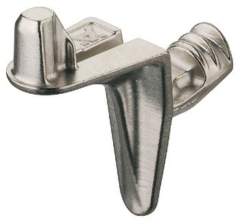 Podpěrka police, Häfele Ixconnect SH-W-5004, k nasunutí do otvoru Ø 5 mm, zinková slitina