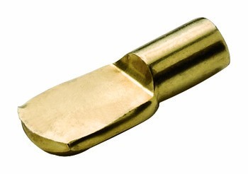 Podpěrka police, k nasunutí do vrtaného otvoru ⌀ 5 mm, ocel