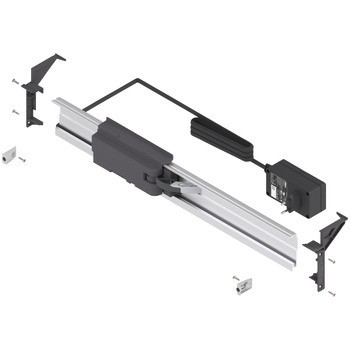 Pohon, Blum Servo-Drive uno výsuv třídiče odpadu, pro odpadkové koše k zavěšení na zásuvkové výsuvy s bočnicí