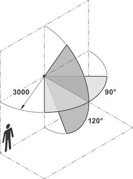 Pohybový spínač (pasivní infračervený, nastavitelná časová prodleva)