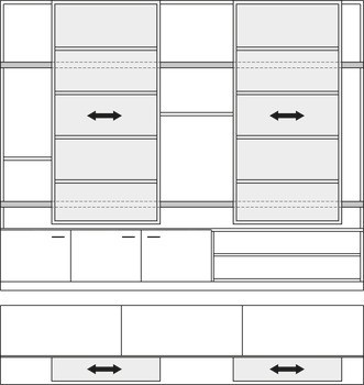 Pojezdová kolejnice, 29 mm, pro lineární výsuvy, nosnost 120 kg