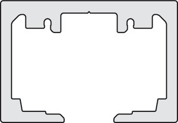 Pojezdová kolejnice, horní