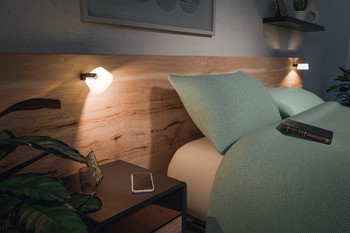 Postelová lampička (modul svítidla), Häfele Loox5 LED 3111, 24 V, zinková slitina