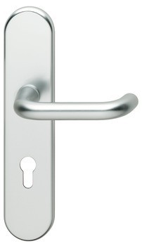 Požárně odolné bezpečnostní dveřní kliky, Hliník, Hoppe, Paris FS-138F/3331/3310 třída odolnosti 1 (třída bezpečnosti 2)