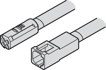 Prodlužovací kabel, pro Häfele Loox5, 24 V, 3pólový (tunable white)