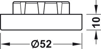 Profesionální startovací sada systému pro rektifikaci soklu, Häfele AXILO® 78