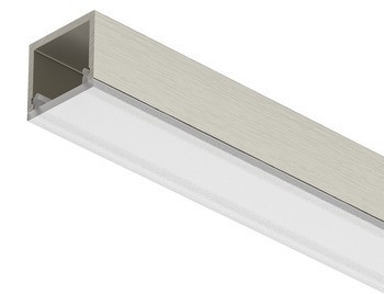Profil pro spodní montáž, Häfele Loox5 profil 2102 pro osvětlovací LED pásky 8 mm