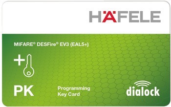 Programovací karta, pro elektronický zámek šatní skříňky