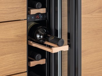 Prosklená lednice na víno, Häfele Assedo RUW12GB82d15a, Pro šířku korpusu: 150 mm