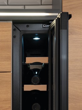 Prosklená lednice na víno, Häfele Assedo RUW12GB82d15a, Pro šířku korpusu: 150 mm