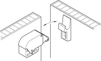 Protikus, pro pružinovou záskočku Mini-Latch