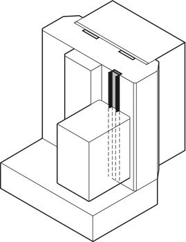 Protipožární těsnění/protikouřové těsnění/zvukotěsné těsnění, vyrobeno z izolačního materiálu