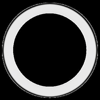 Prstem vytahovací větrací kroužek, Plast, bílý