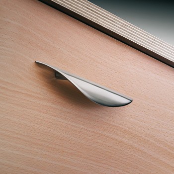 Prstová úchytka , Zinková slitina, zahnutá