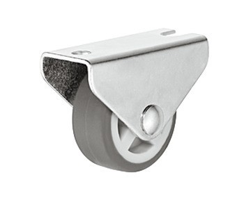 Průmyslové a otočné kolečko, S měkkou pojezdovou plochou, pevná
