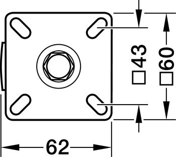 Průmyslové a otočné kolečko, s měkkou pojezdovou plochou