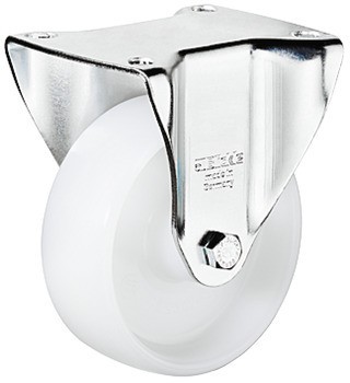 Průmyslové a otočné kolečko, S tvrdou pojezdovou plochou, pevné