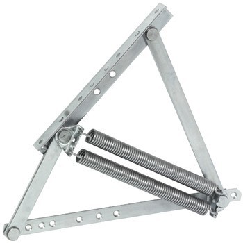 Pružinové kování, pro příčně nebo podélně otevíratelná lůžka a postele s korpusem postele