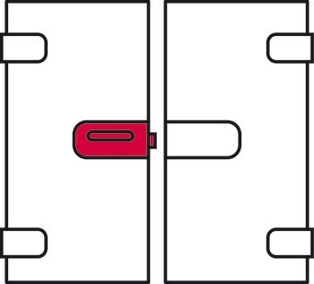 PZ zámek pro skleněné dveře, GHR 102 a 103, Startec