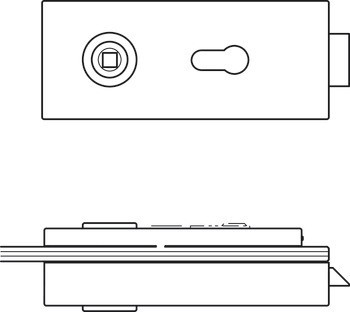 PZ zámek pro skleněné dveře, GHR 102 a 403, Startec