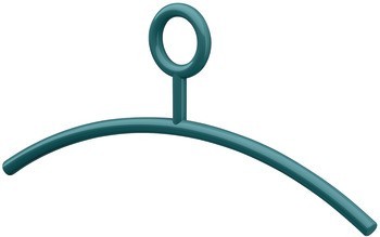 Ramínka na šaty, polyamid, kroužek, pevný háček