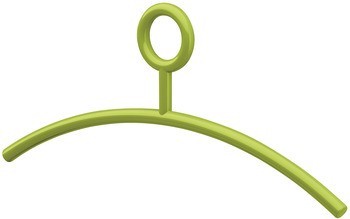 Ramínka na šaty, polyamid, kroužek, pevný háček