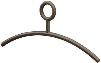 Ramínka na šaty, polyamid, kroužek, pevný háček