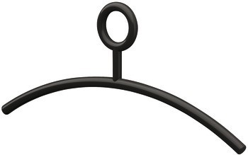Ramínka na šaty, polyamid, kroužek, pevný háček