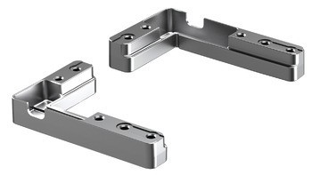 Rohový konektor, Pro profil hliníkového rámečku