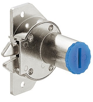roletkový zadlabací zámek, Häfele Symo EC, backset 22 mm
