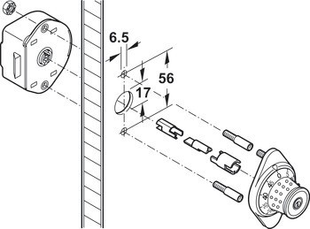 Rozšiřující sada, pro zámek skříňky Mastercombi