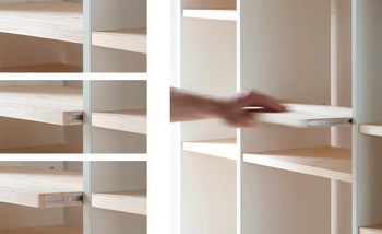 Rybinové pouzdro, k přišroubování, rybinový spoj pro skrytou montáž