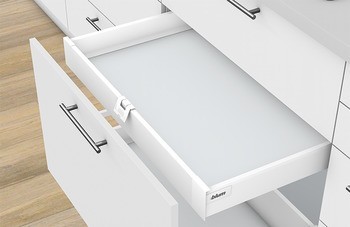 Sada čelního držáku pro vnitřní zásuvku, Blum Tandembox antaro, systémová výška M a K