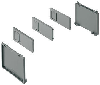 Sada držáku lahví, Blum Ambia Line design oceli