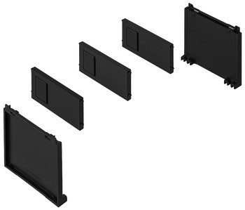 Sada držáku lahví, Blum Ambia Line design oceli