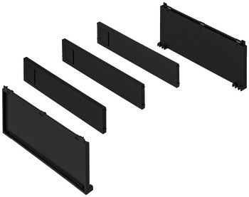 Sada držáku lahví, Blum Ambia Line design oceli