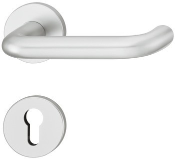 Sada dveřních klik, FSB model 79 1070, hliník, požárně odolné dveře